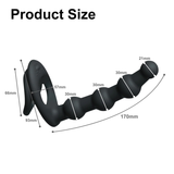 Double Penetration Strap On Anal Vibrator For Couples / Anus Plug G-Spot Dildo Vibrator - EVE's SECRETS