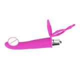 Double Penetration Strapon Dildo Vibrator / Adult Sex Toy for Couples - EVE's SECRETS