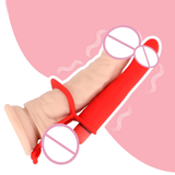 Double Penetration Strapon Dildo Vibrator / Adult Sex Toy for Couples - EVE's SECRETS