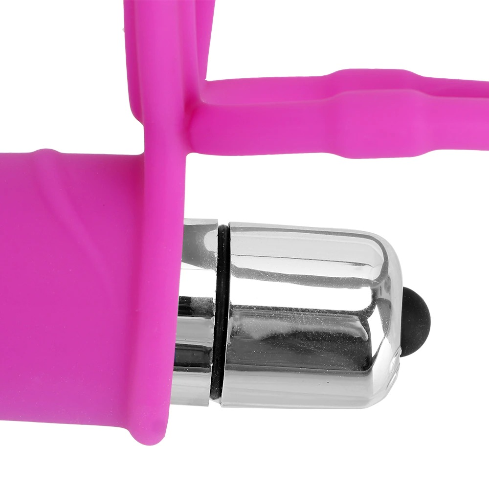 Double Penetration Strapon Dildo Vibrator / Adult Sex Toy for Couples - EVE's SECRETS