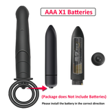 Double Penetration Strapon Vibrator / Vibrating Dildo For Couples / Sex Toys For Men And Women - EVE's SECRETS