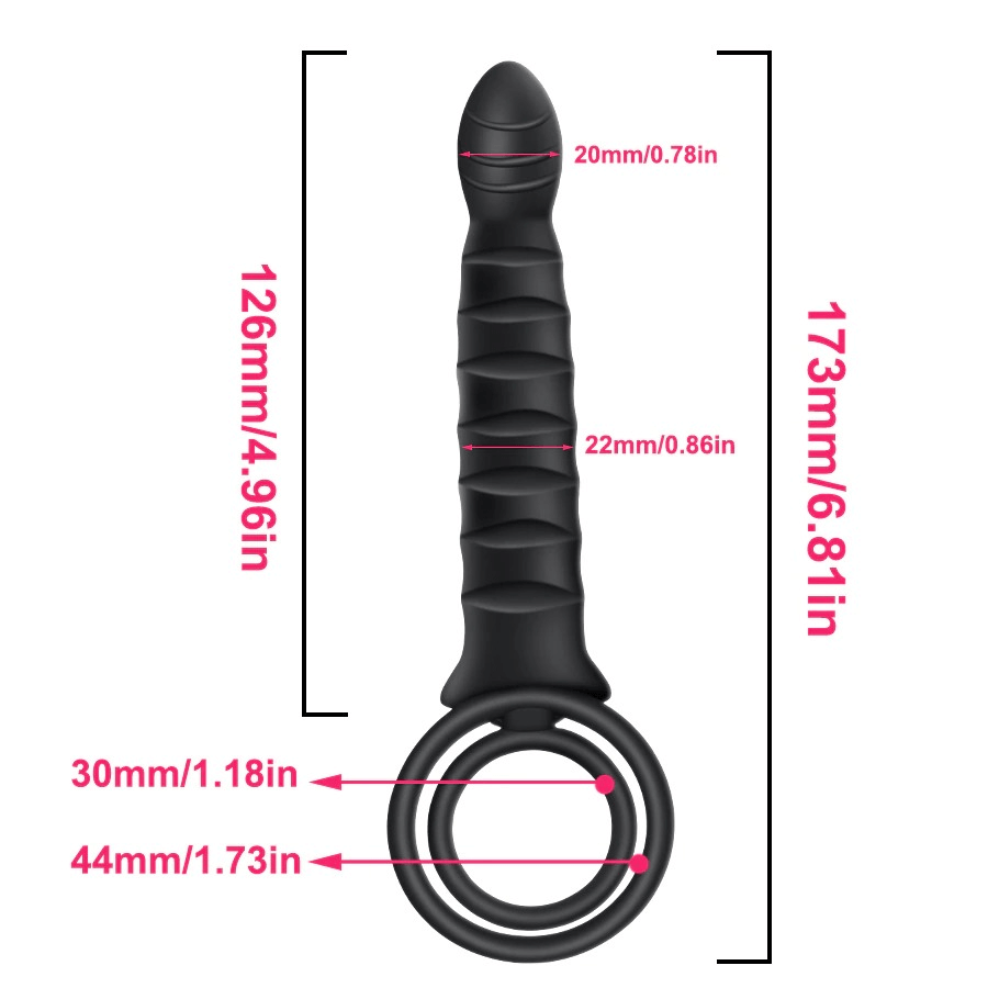 Double Penetration Strapon Vibrator / Vibrating Dildo For Couples / Sex Toys For Men And Women - EVE's SECRETS