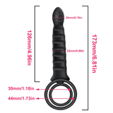 Double Penetration Strapon Vibrator / Vibrating Dildo For Couples / Sex Toys For Men And Women - EVE's SECRETS
