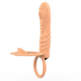 Double Penetration Vibrator for Penis / Adult Sex Toy Strap-On Anal Plug for Men - EVE's SECRETS