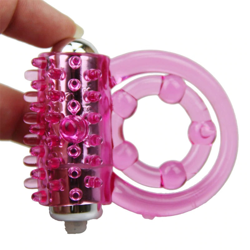 Double Penis Rings Vibrator For Men and Couples / Delay Cock Ring Enhance Lasting / Adult Sex Toys - EVE's SECRETS