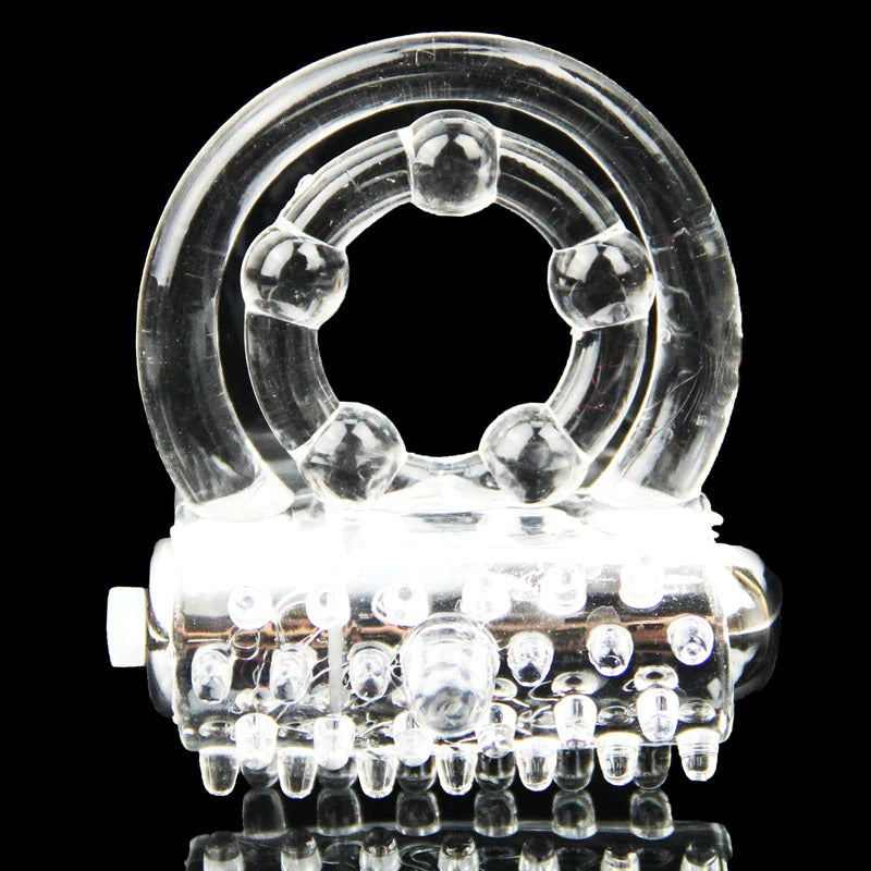 Double Penis Rings Vibrator For Men and Couples / Delay Cock Ring Enhance Lasting / Adult Sex Toys - EVE's SECRETS