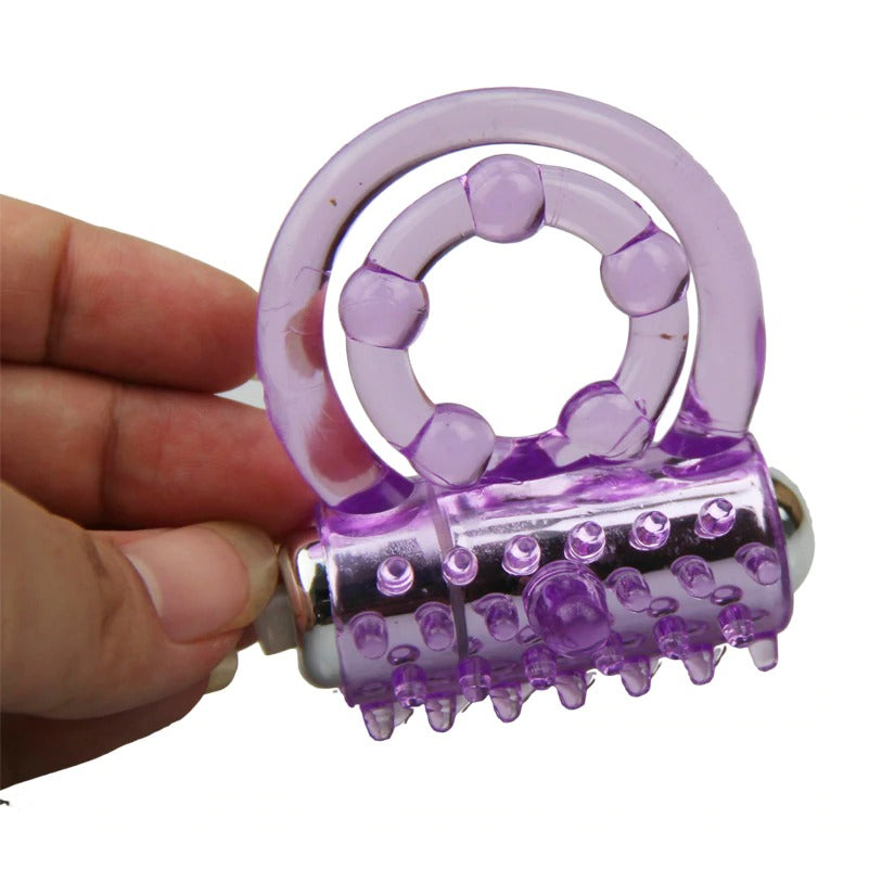Double Penis Rings Vibrator For Men and Couples / Delay Cock Ring Enhance Lasting / Adult Sex Toys - EVE's SECRETS