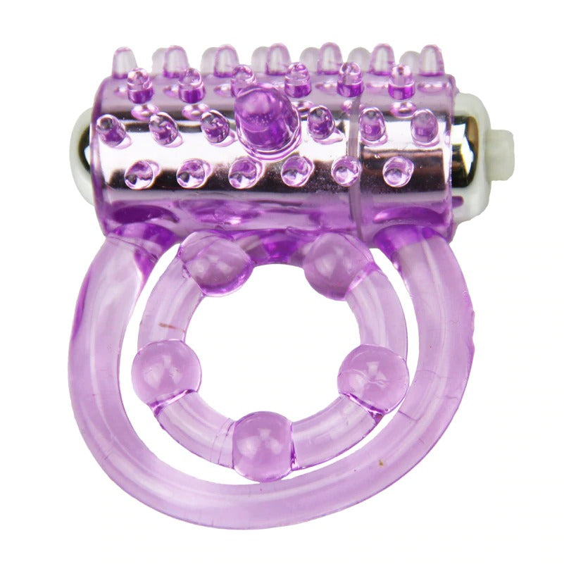 Double Penis Rings Vibrator For Men and Couples / Delay Cock Ring Enhance Lasting / Adult Sex Toys - EVE's SECRETS