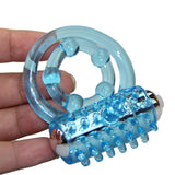 Double Penis Rings Vibrator For Men and Couples / Delay Cock Ring Enhance Lasting / Adult Sex Toys - EVE's SECRETS