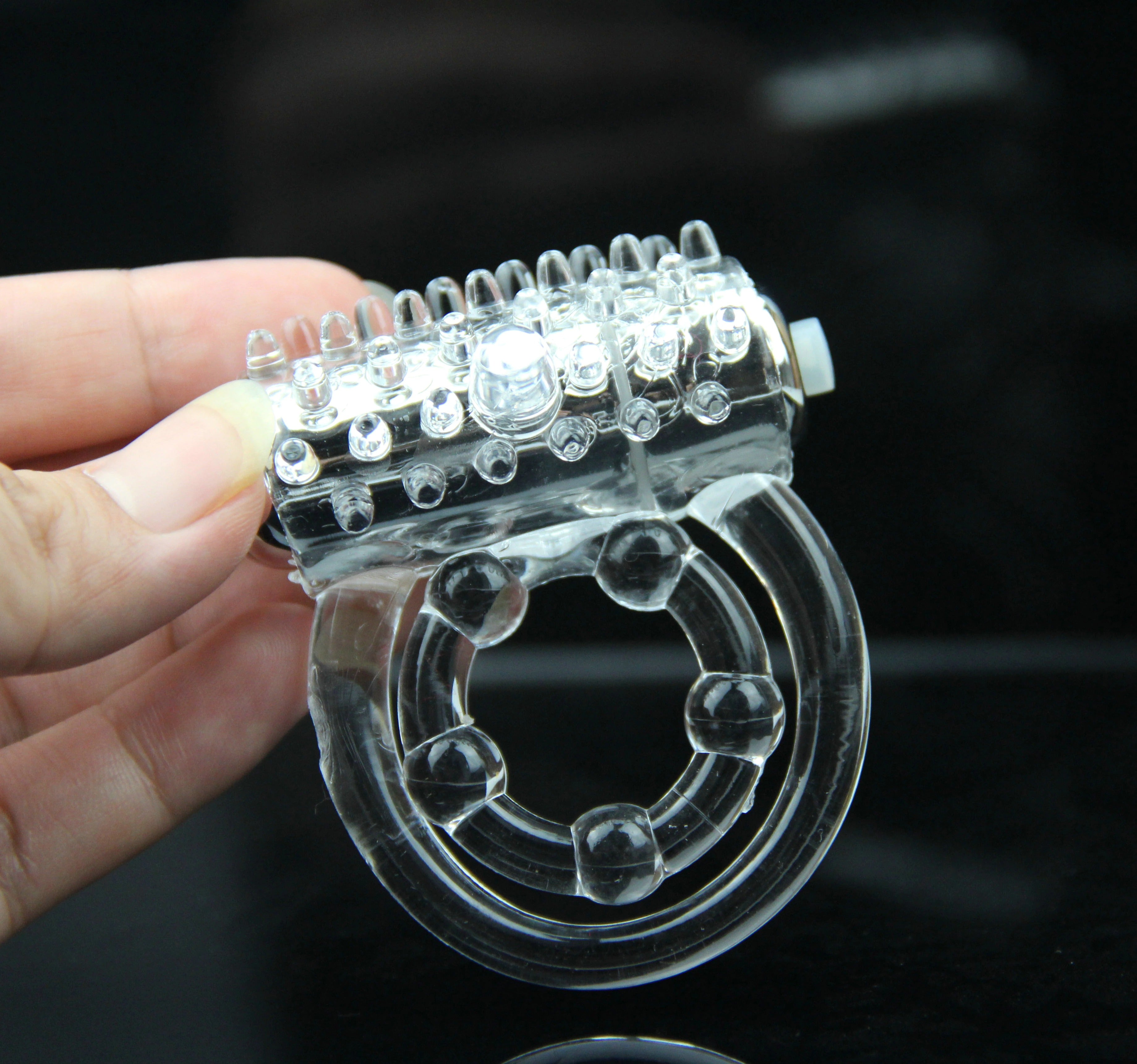 Double Penis Rings Vibrator For Men and Couples / Delay Cock Ring Enhance Lasting / Adult Sex Toys - EVE's SECRETS