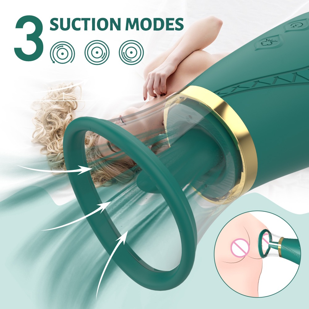Dual-purpose Licking and Suction Vibrator / Clitoral Tongue Vibrator / Adult Sex Toys for Women - EVE's SECRETS