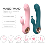 Dual Rabbits Dildo Vibrator for Women / Vaginal Anal Massager Clitoris Stimulator / Adult Sex Toys - EVE's SECRETS