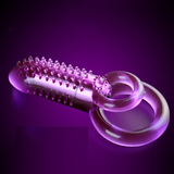 Dual Ring Vibrator Cock Ring / Female G-Spot Vagina Massager / Sex Toys for Couples - EVE's SECRETS
