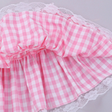 Elastic Waistband Short Skirt with Lace / Sexy Pleated A-Line Mini Skirt - EVE's SECRETS