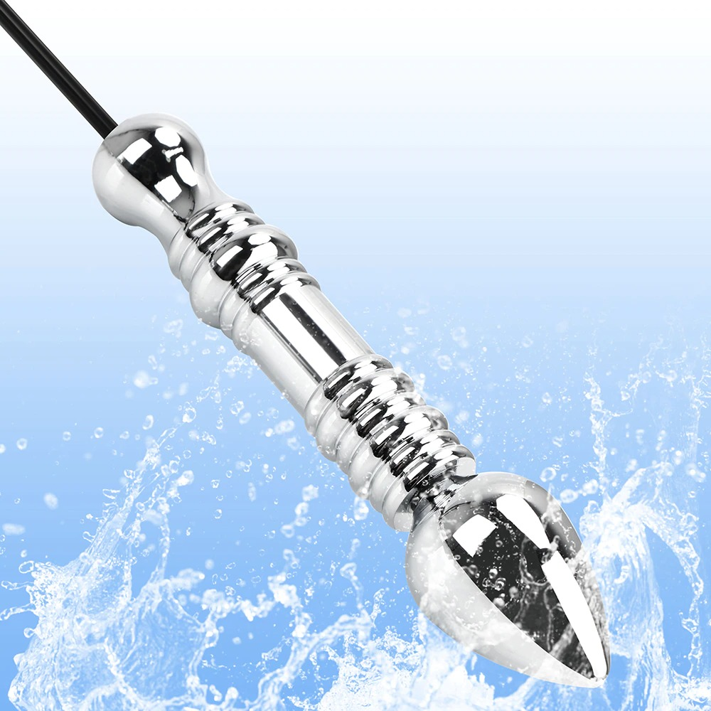 Electro Shock Metal Sex Anal Beads / Adult Anal Dildo / Vagina Massager Stimulation Sex Toy - EVE's SECRETS