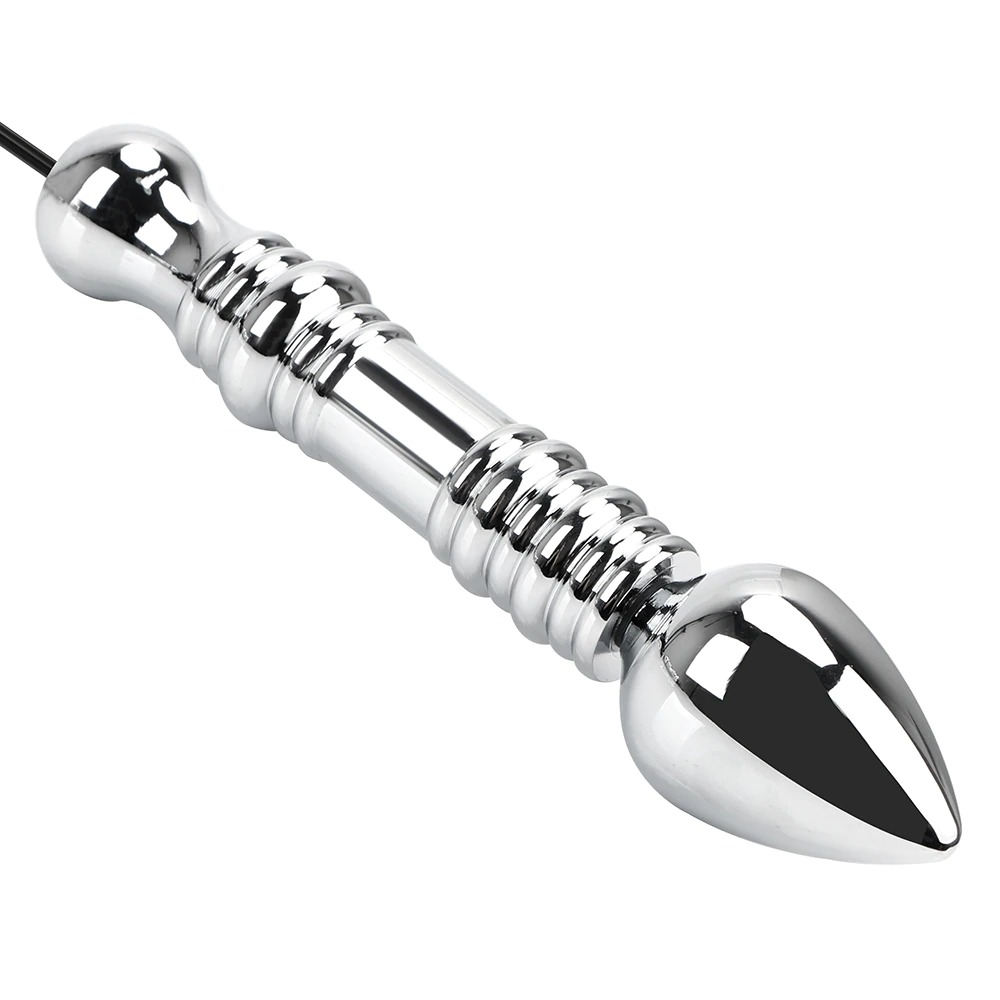 Electro Shock Metal Sex Anal Beads / Adult Anal Dildo / Vagina Massager Stimulation Sex Toy - EVE's SECRETS