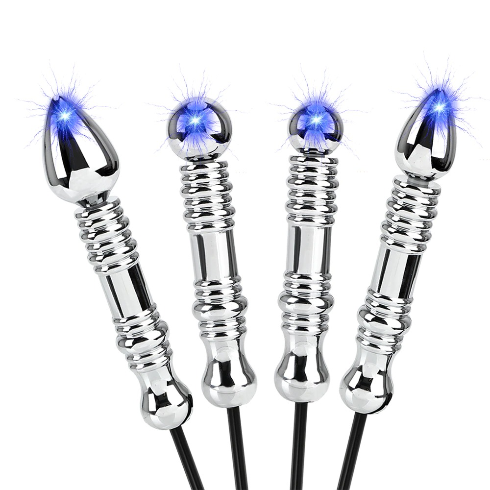 Electro Shock Metal Sex Anal Beads / Adult Anal Dildo / Vagina Massager Stimulation Sex Toy - EVE's SECRETS