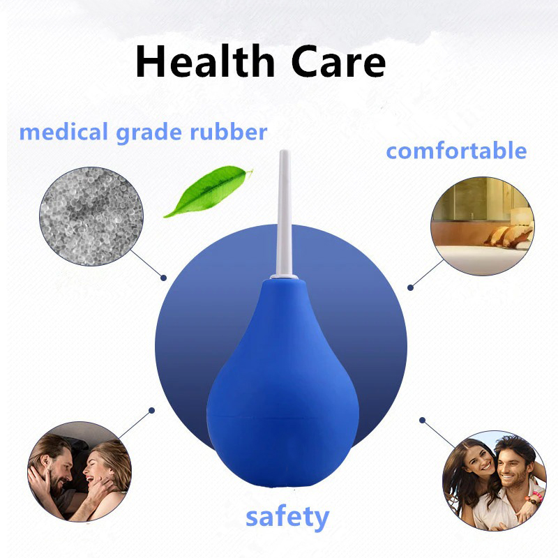 Enema Bulb Syringe / Medical Grade Rubber Enema Irrigator / Anal Douche Cleaner for men and Women - EVE's SECRETS