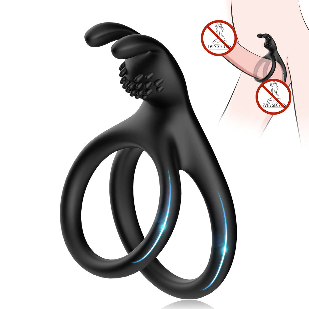 Erotic Adult Sex Toys for Men and Couples / Retarder Ejaculation Delay Rabbit Cock Rings Toy - EVE's SECRETS