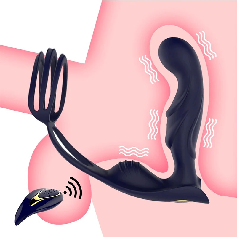 Erotic Anal Plug Vibrator With Remote Control / Male Prostate Massager / Sex Toys For Men - EVE's SECRETS