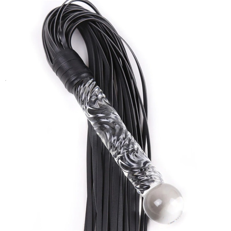 Erotic BDSM Whip for Couples Sex Games / Adult Synthetic Leather Flirt Sex Toy - EVE's SECRETS