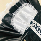 Erotic Cosplay Maid Dress with Ribbon Tie / Sexy Uniform for Adult Role-Playing Games - EVE's SECRETS