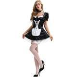 Erotic Cosplay Maid Dress with Ribbon Tie / Sexy Uniform for Adult Role-Playing Games - EVE's SECRETS