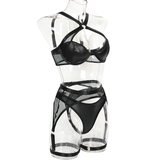 Erotic Female Lace Lingerie Underwear / Women's Sexy Black Bra Set Lingerie - EVE's SECRETS