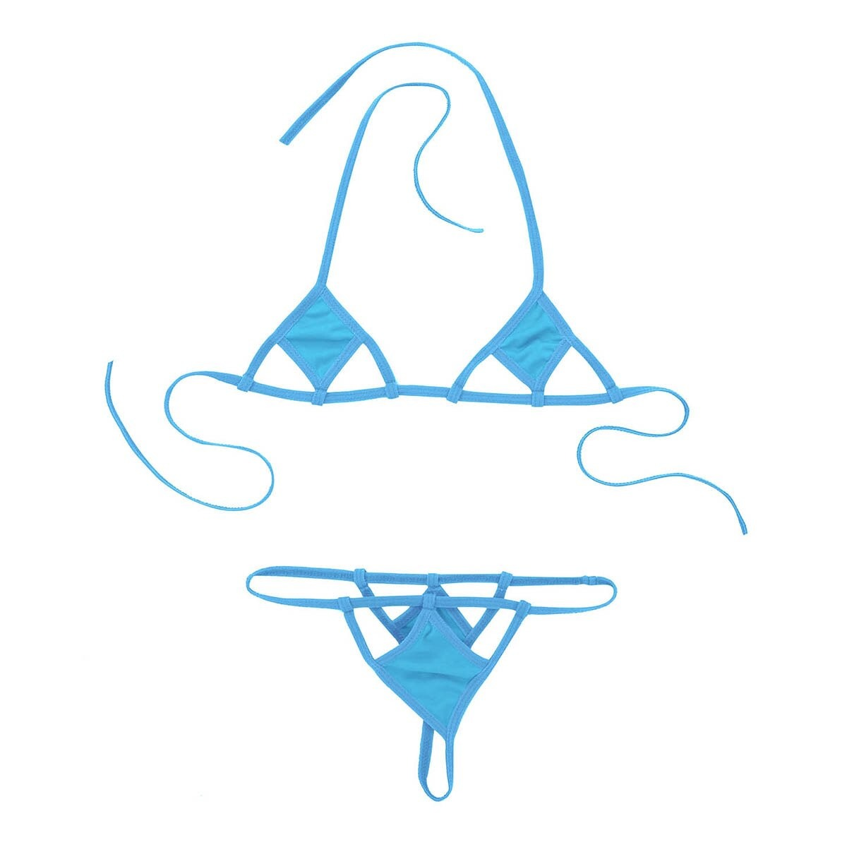 Erotic Female Mini Bikini Set / Sexy Minimal G-String Briefs / Ladies Underwear - EVE's SECRETS