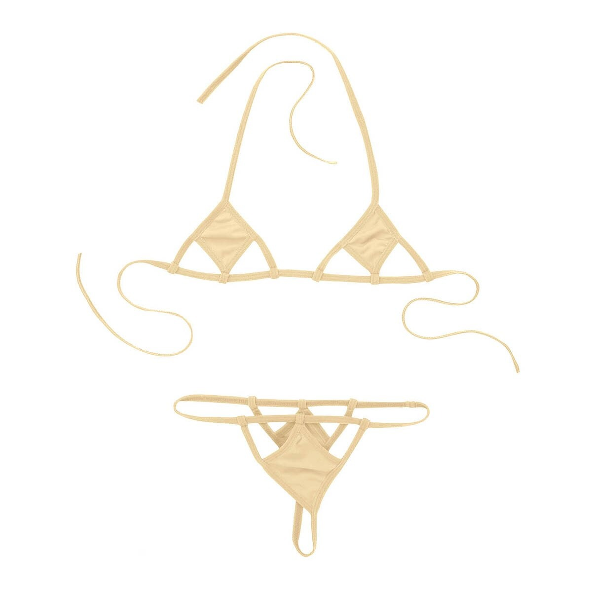 Erotic Female Mini Bikini Set / Sexy Minimal G-String Briefs / Ladies Underwear - EVE's SECRETS
