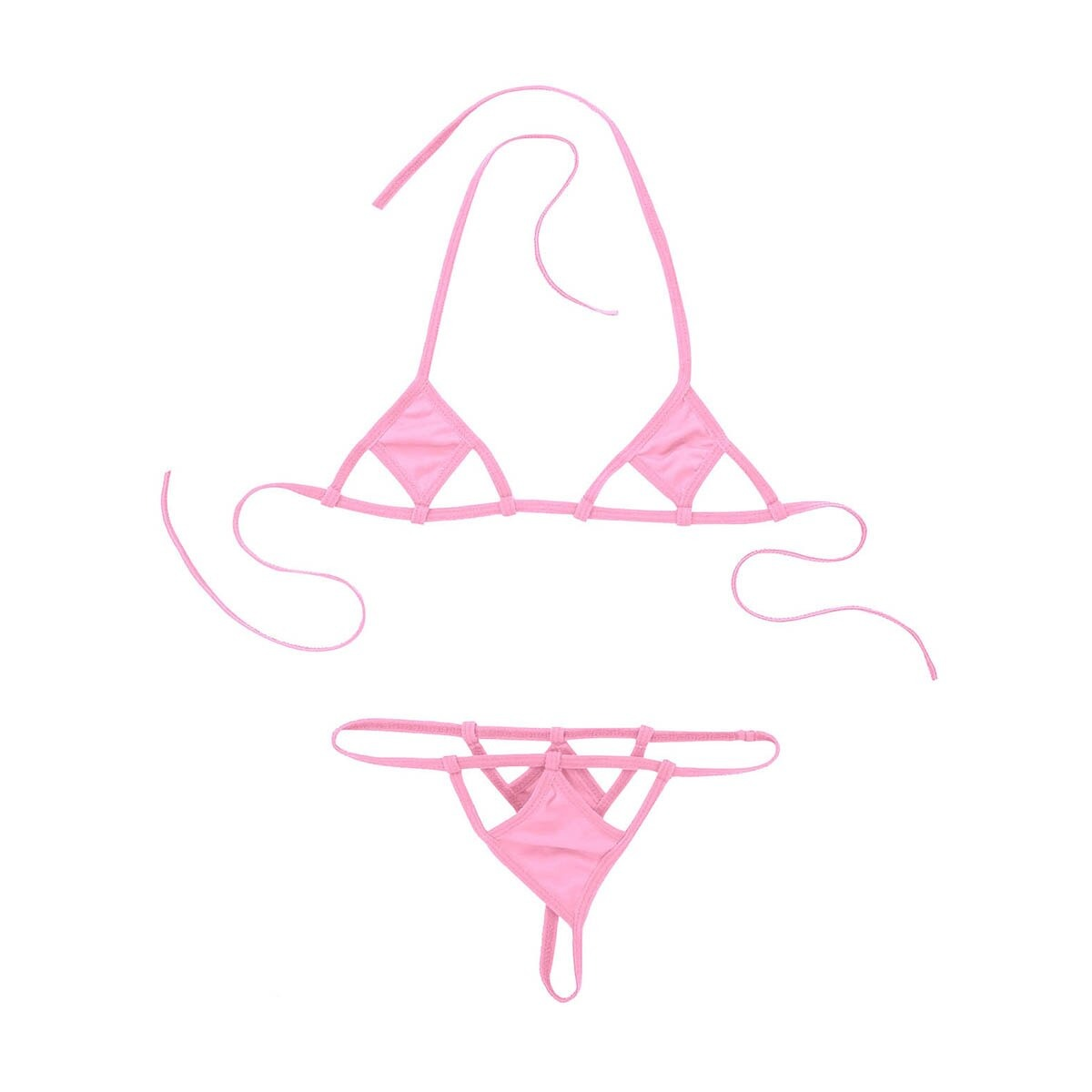 Erotic Female Mini Bikini Set / Sexy Minimal G-String Briefs / Ladies Underwear - EVE's SECRETS