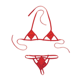 Erotic Female Mini Bikini Set / Sexy Minimal G-String Briefs / Ladies Underwear - EVE's SECRETS