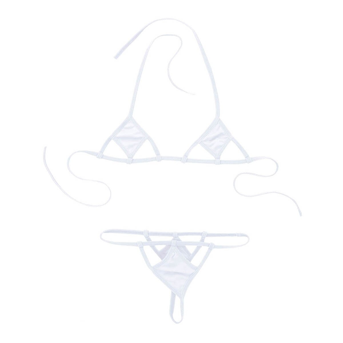 Erotic Female Mini Bikini Set / Sexy Minimal G-String Briefs / Ladies Underwear - EVE's SECRETS