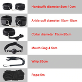Erotic Fetish Kits / Nylon BDSM Bondage with Soft Plush / Sex Toys For Couples - EVE's SECRETS