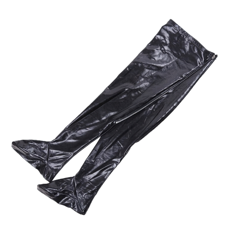 Erotic Latex High Stockings For Women / Aesthetic Female Lingerie For Pole Dance - EVE's SECRETS