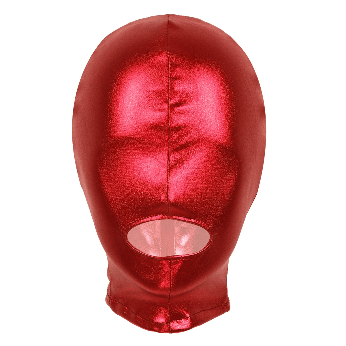 Erotic Latex Mask with Open Mouth Hole / Shiny Wet Look Role Play Costume Headgear - EVE's SECRETS