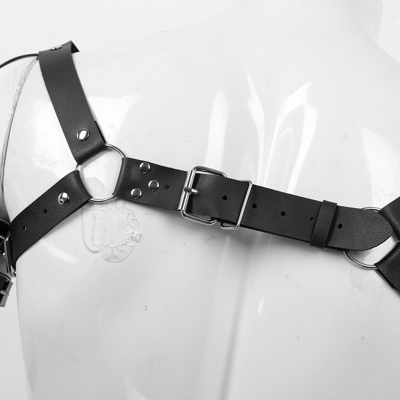 Erotic Leather Chest Harness for Muscle Men / Cool Adjustable Belts Body Harness - EVE's SECRETS