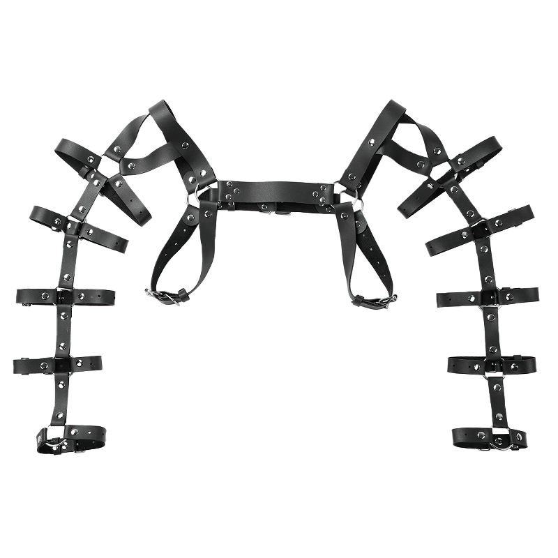 Erotic Leather Chest Harness for Muscle Men / Cool Adjustable Belts Body Harness - EVE's SECRETS