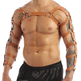 Erotic Leather Chest Harness for Muscle Men / Cool Adjustable Belts Body Harness - EVE's SECRETS
