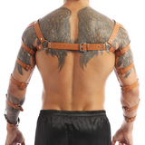 Erotic Leather Chest Harness for Muscle Men / Cool Adjustable Belts Body Harness - EVE's SECRETS
