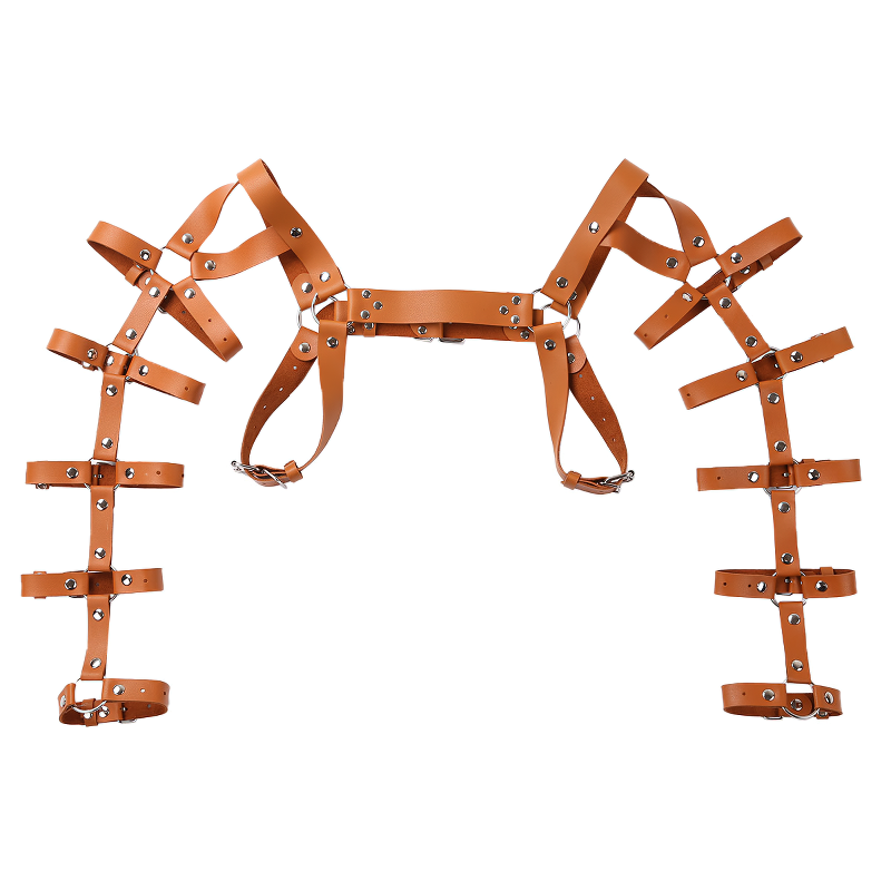Erotic Leather Chest Harness for Muscle Men / Cool Adjustable Belts Body Harness - EVE's SECRETS