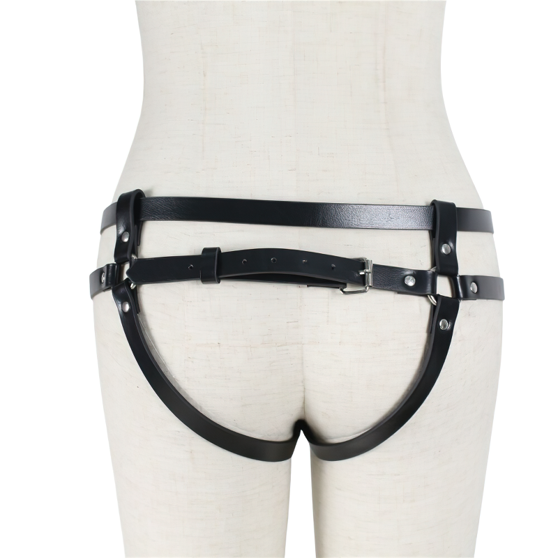 Erotic Leather Leg Harness for Women / Sexy Body Straps Thigh / Female Bdsm Garter Belts - EVE's SECRETS