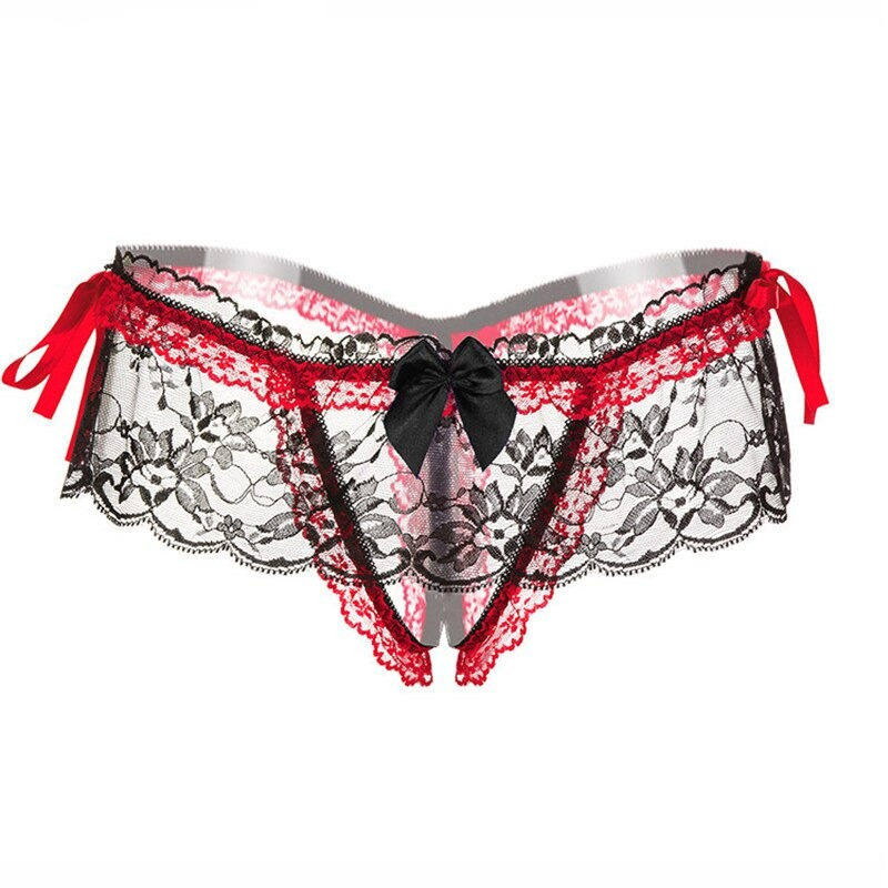Erotic Lingerie with Open Crotch / Women's Panties with Bow / Sexy Underwear for Ladies - EVE's SECRETS