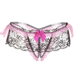 Erotic Lingerie with Open Crotch / Women's Panties with Bow / Sexy Underwear for Ladies - EVE's SECRETS