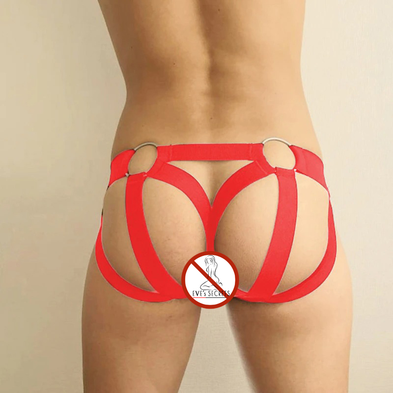 Erotic Men's Underwear / Sexy Hollow Panties for Male / Strap Harness Lingerie - EVE's SECRETS