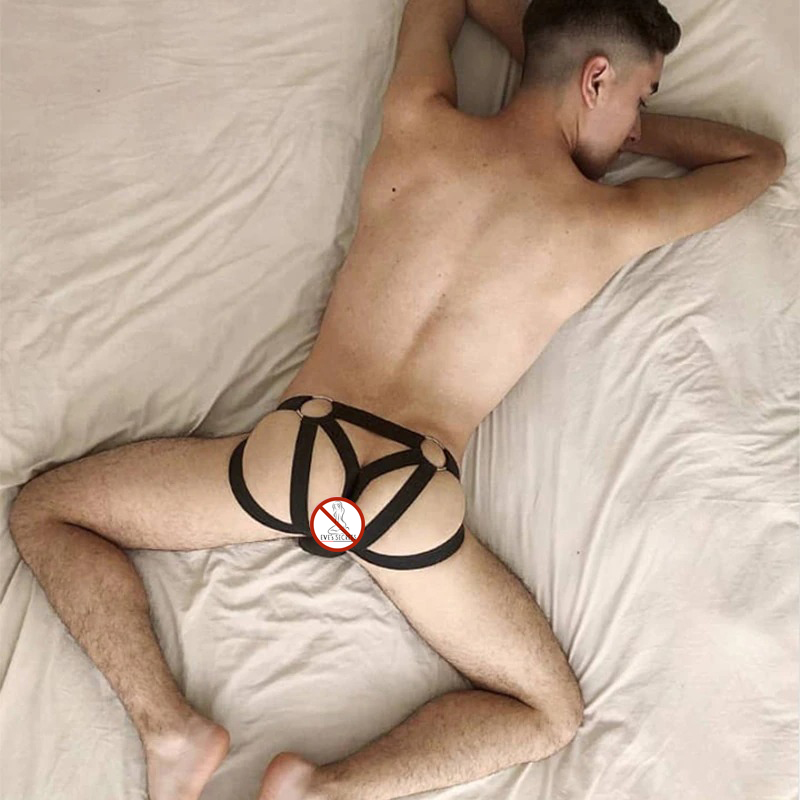 Erotic Men's Underwear / Sexy Hollow Panties for Male / Strap Harness Lingerie - EVE's SECRETS