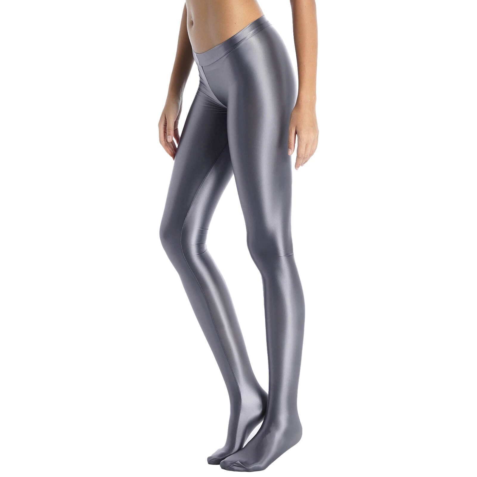 Erotic Mid-Waist Women Legging / Shining Female Tights / Sexy Tight-Fitting Clothing - EVE's SECRETS