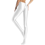 Erotic Mid-Waist Women Legging / Shining Female Tights / Sexy Tight-Fitting Clothing - EVE's SECRETS