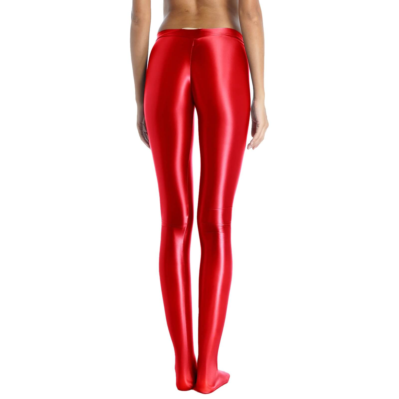 Erotic Mid-Waist Women Legging / Shining Female Tights / Sexy Tight-Fitting Clothing - EVE's SECRETS