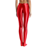 Erotic Mid-Waist Women Legging / Shining Female Tights / Sexy Tight-Fitting Clothing - EVE's SECRETS